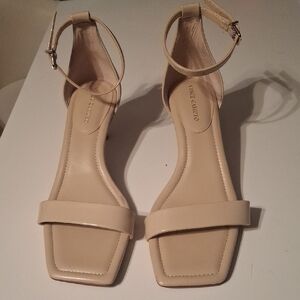 Vince Camuto Women's Beige Heeled Sandals